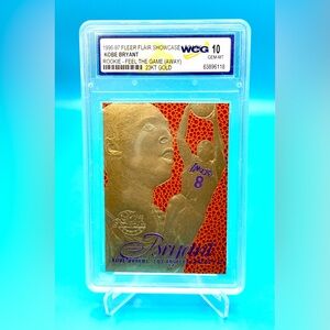 96-97 Fleer🔥Kobe Bryant🔥Feel The Game (Away) 23KT Gold Rookie! GEM-MT 10 🤯
